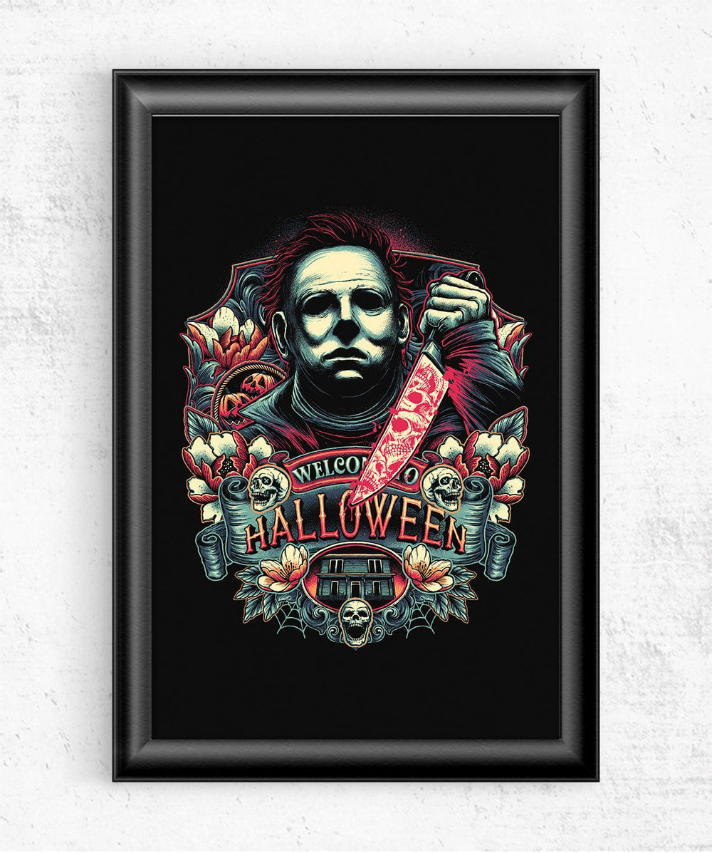 Welcome To Halloween Posters by Glitchy Gorilla - Pixel Empire