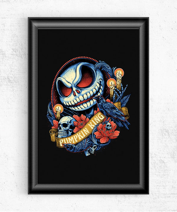 Pumpkin King Posters by Glitchy Gorilla - Pixel Empire