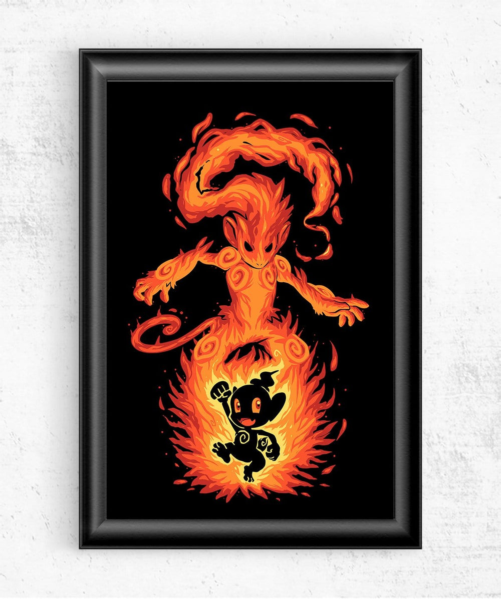 The Fire Ape Within Posters by Techranova - Pixel Empire