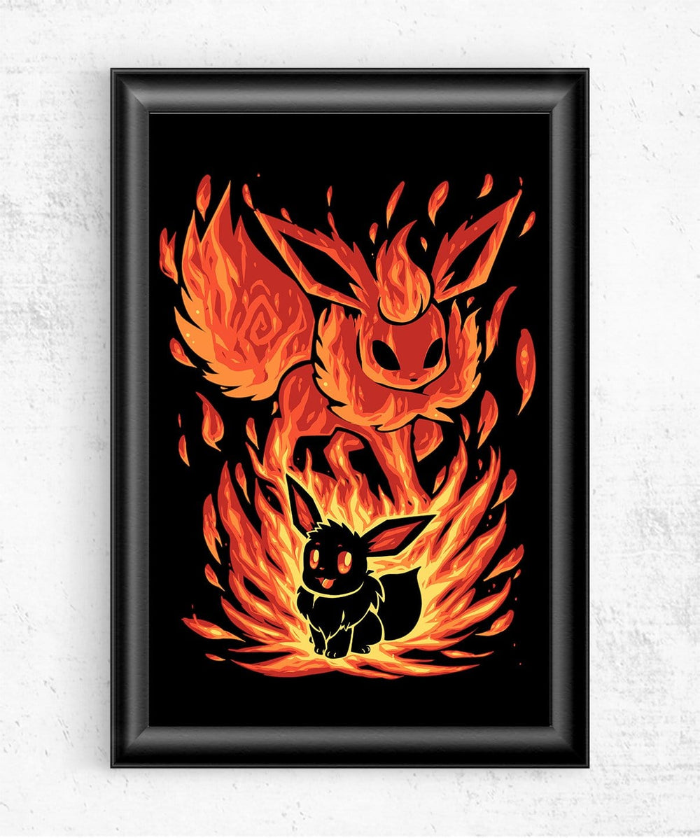 The Fire Evolution Within Posters by Techranova - Pixel Empire