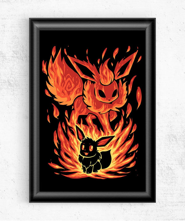 The Fire Evolution Within Posters by Techranova - Pixel Empire