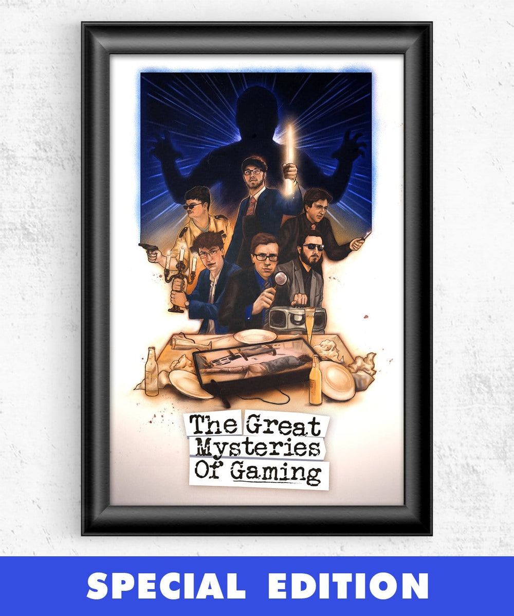 The Great Mysteries Of Gaming - Special Edition Posters by Scott The Woz - Pixel Empire