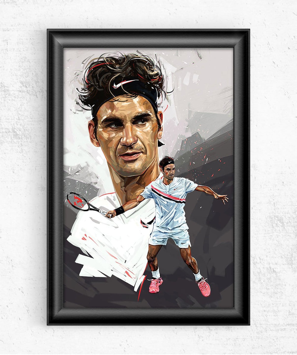 Roger Federer Posters by Dmitry Belov - Pixel Empire