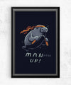 Manatee Up Posters by Louis Roskosch - Pixel Empire