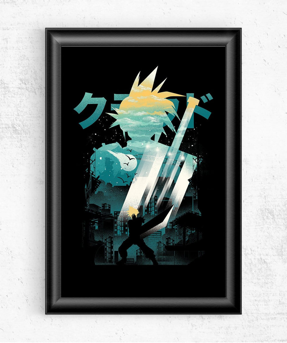 FF7 Cloud Posters by Dan Elijah Fajardo - Pixel Empire