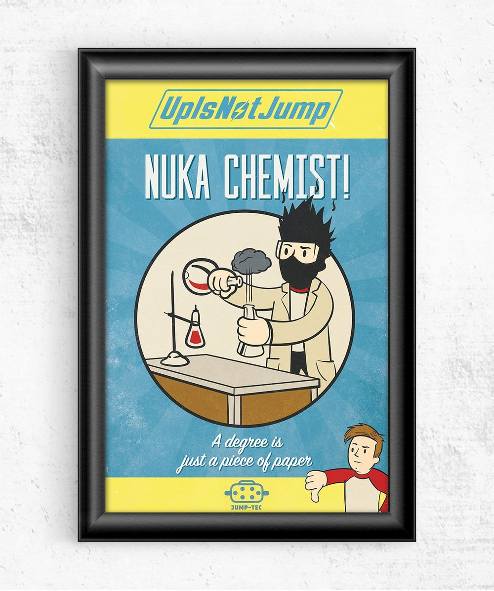 Nuka Chemist Posters by UpIsNotJump - Pixel Empire
