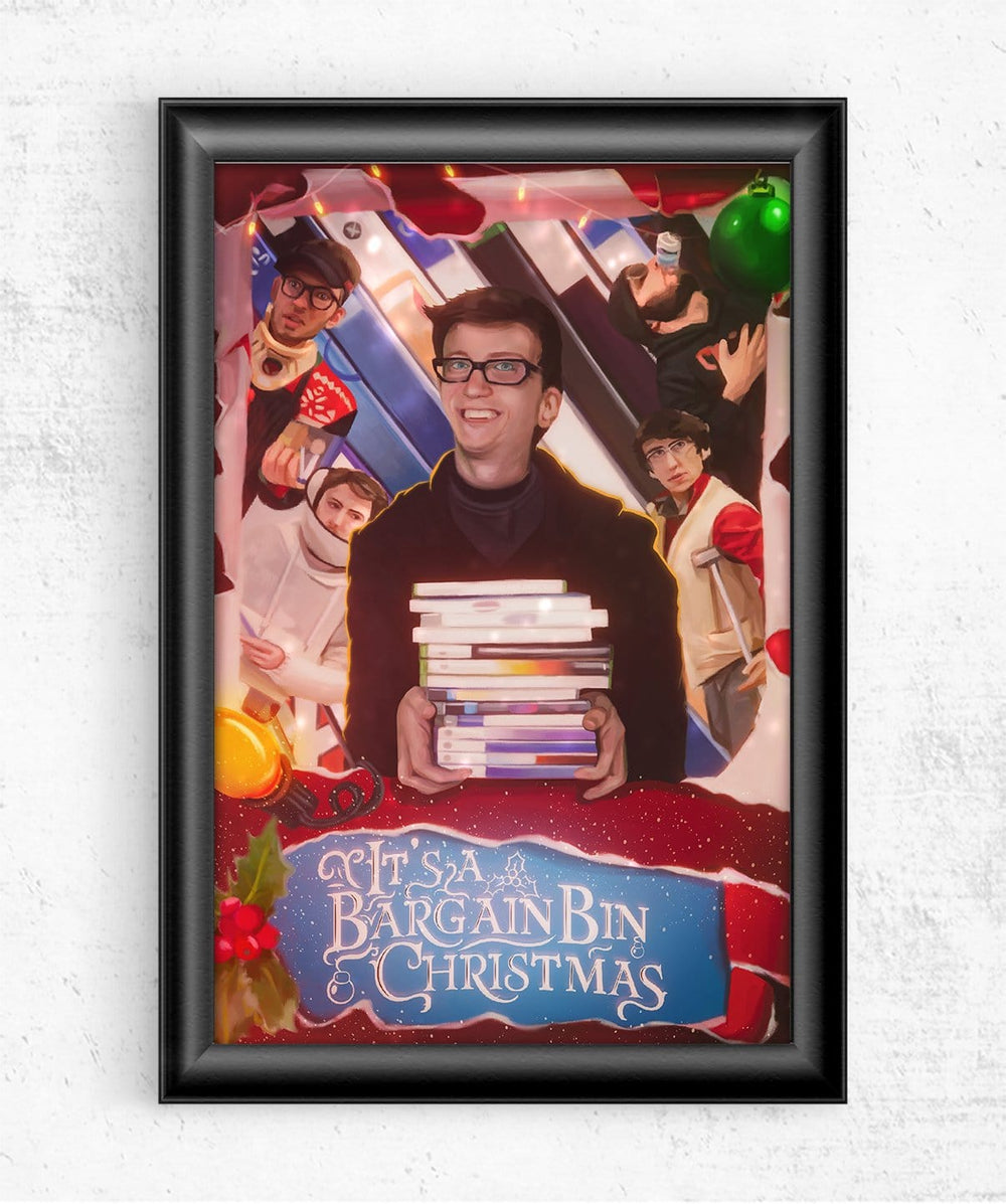 It's A Bargain Bin Christmas Posters by Scott The Woz - Pixel Empire