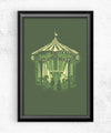 Riley And Ellie's Carousel Posters by Brandon Meier - Pixel Empire