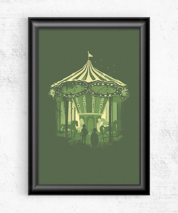 Riley And Ellie's Carousel Posters by Brandon Meier - Pixel Empire