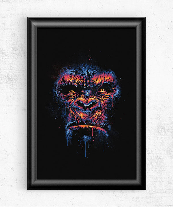 Colorful King Posters by Glitchy Gorilla - Pixel Empire