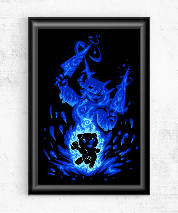 The Water Samurai Within Posters by Techranova - Pixel Empire