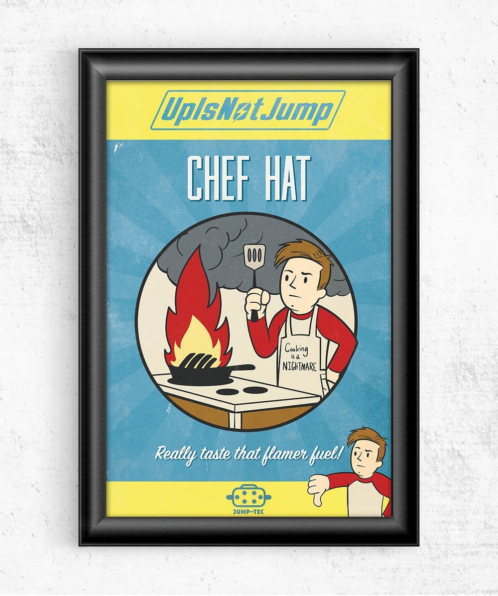 Chef Hat Posters by UpIsNotJump - Pixel Empire