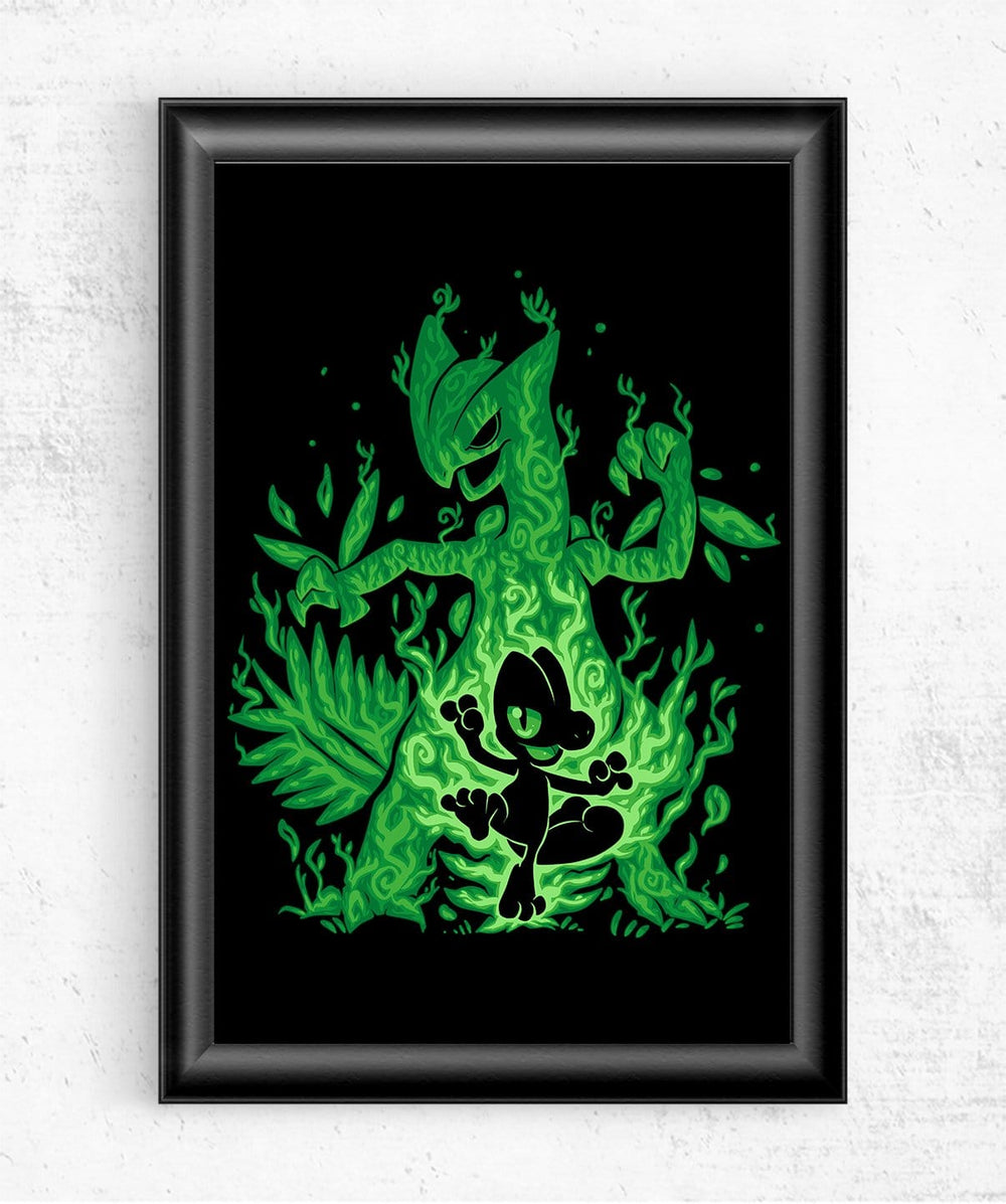 The Grass Lizard Within Posters by Techranova - Pixel Empire