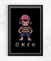 Okey Posters by Louis Roskosch - Pixel Empire