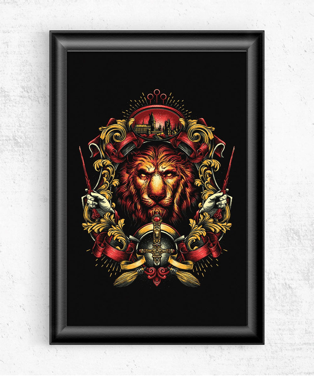 House Of The Brave Posters by Glitchy Gorilla - Pixel Empire