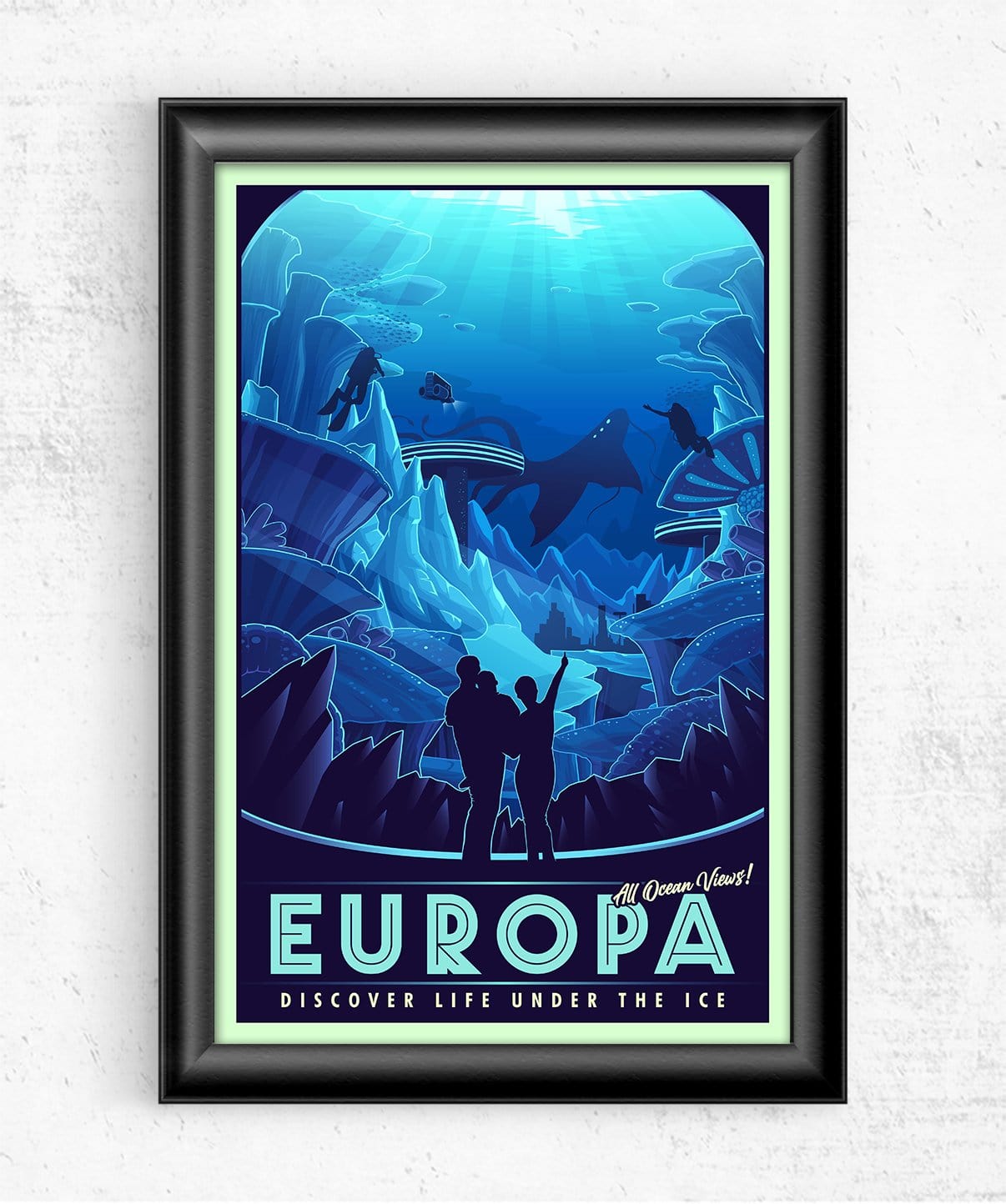 Space Tourism Europa Under The Ice - Pixel Empire