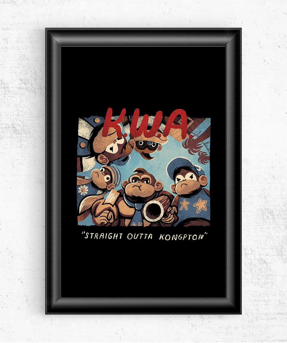 Straight Outta Kongptom Posters by Louis Roskosch - Pixel Empire