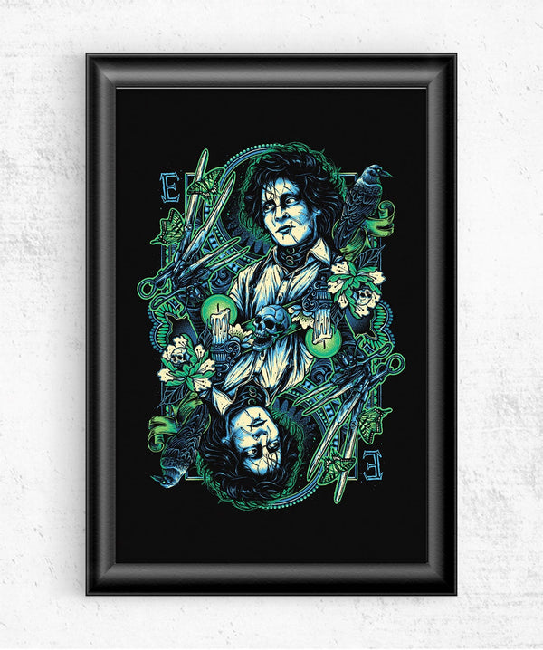 Suit Of Scissors Posters by Glitchy Gorilla - Pixel Empire