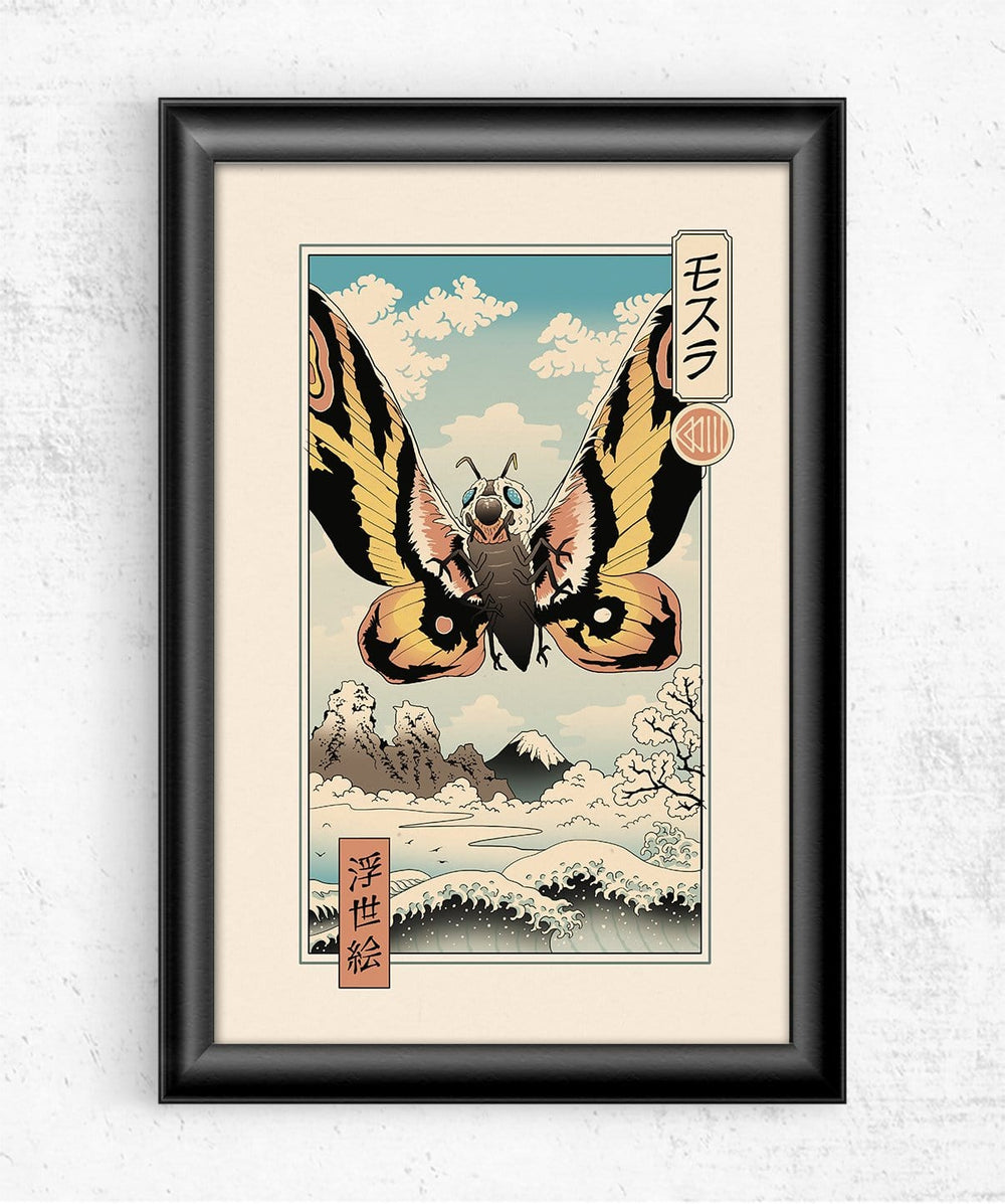 Ancient Moth Ukiyo-e Posters by Vincent Trinidad - Pixel Empire