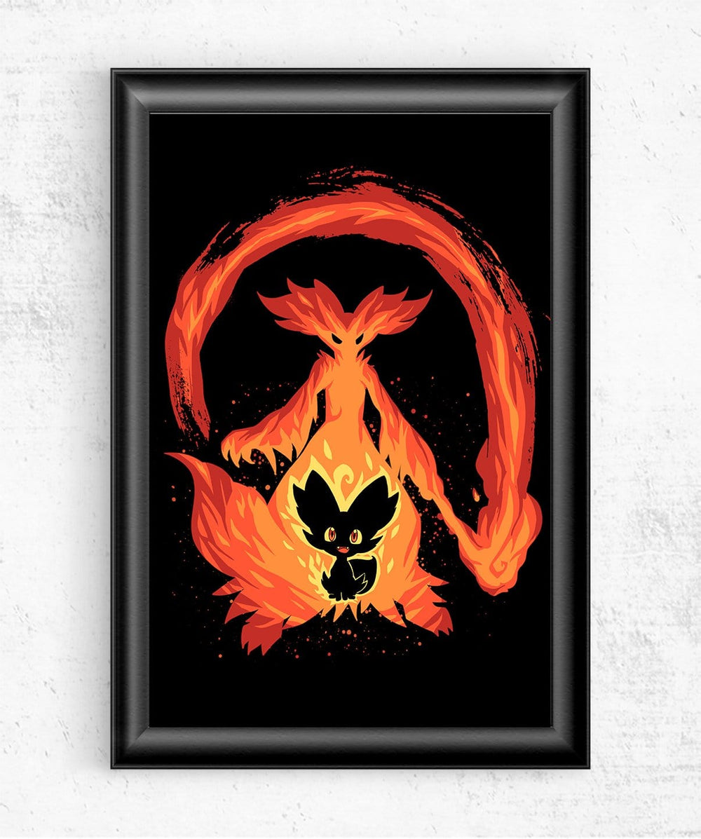 The Fire Mage Within Posters by Techranova - Pixel Empire