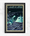 Space Tourism Camp Kuiper Posters by B Cubed Designs - Pixel Empire