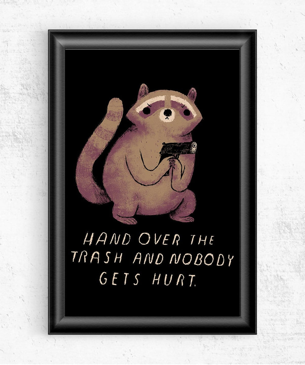Hand Over The Trash Posters by Louis Roskosch - Pixel Empire
