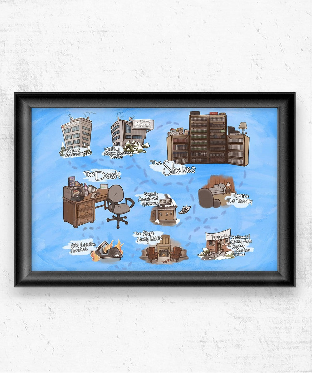 Location Map Posters by Scott The Woz - Pixel Empire