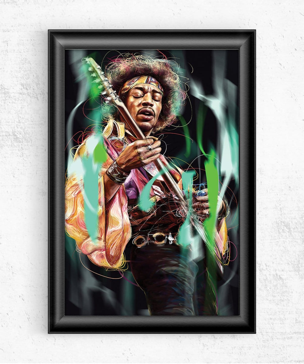 Jimi Hendrix Posters by Dmitry Belov - Pixel Empire