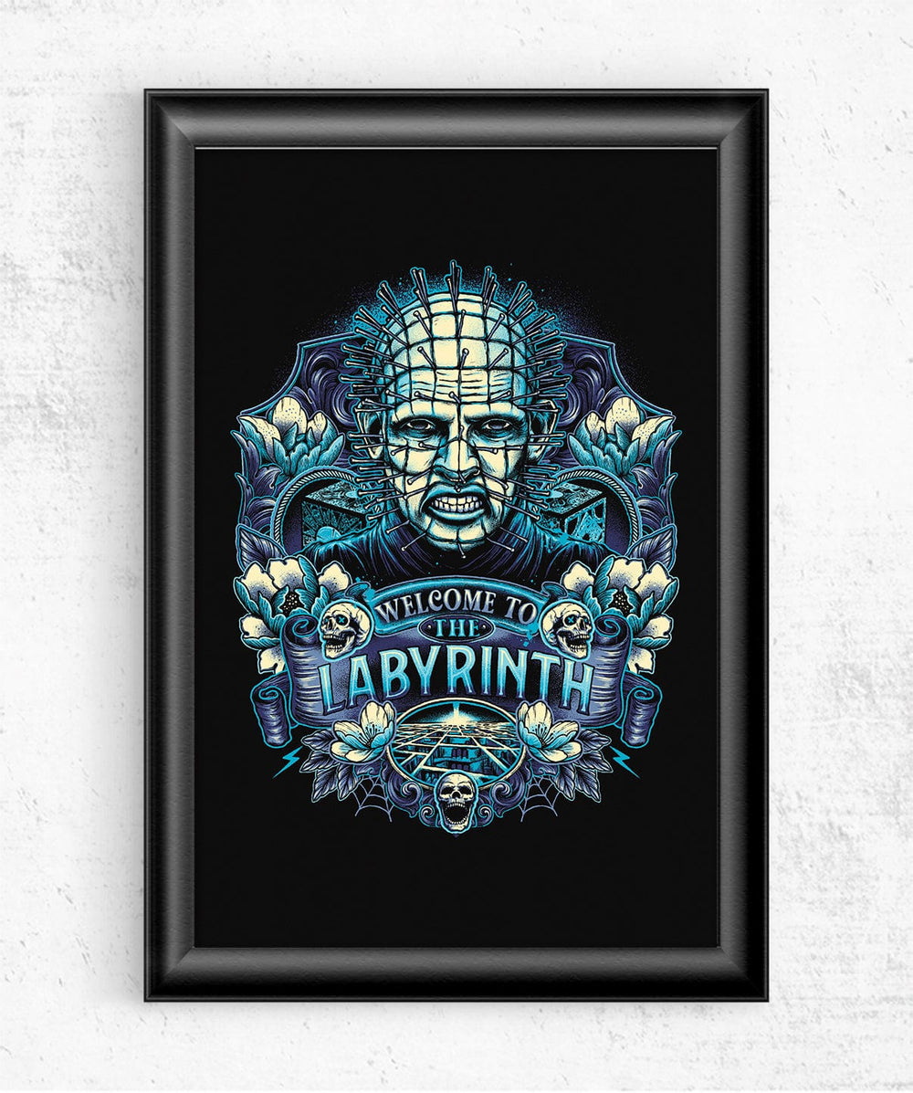 Welcome To The Labyrinth Posters by Glitchy Gorilla - Pixel Empire