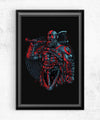 Even Gods Bleed Posters by Glitchy Gorilla - Pixel Empire
