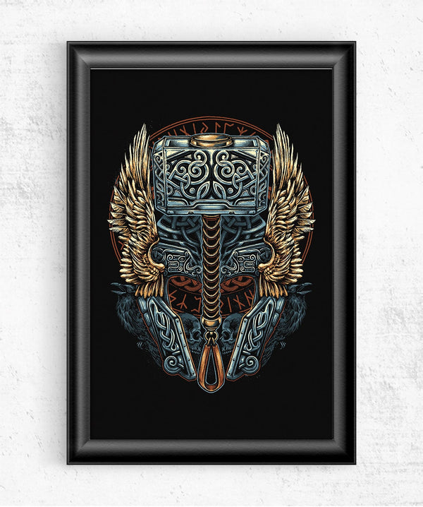 Pray For Thunder Posters by Glitchy Gorilla - Pixel Empire