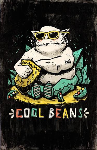 Cool Beans Canvas by Ronan Lynam - Pixel Empire