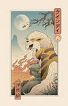 Fire Canine Ukiyo-e Posters by Vincent Trinidad - Pixel Empire
