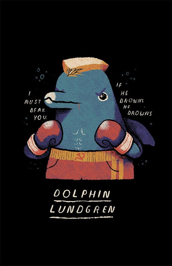 Dolphin Lundgren Posters by Louis Roskosch - Pixel Empire