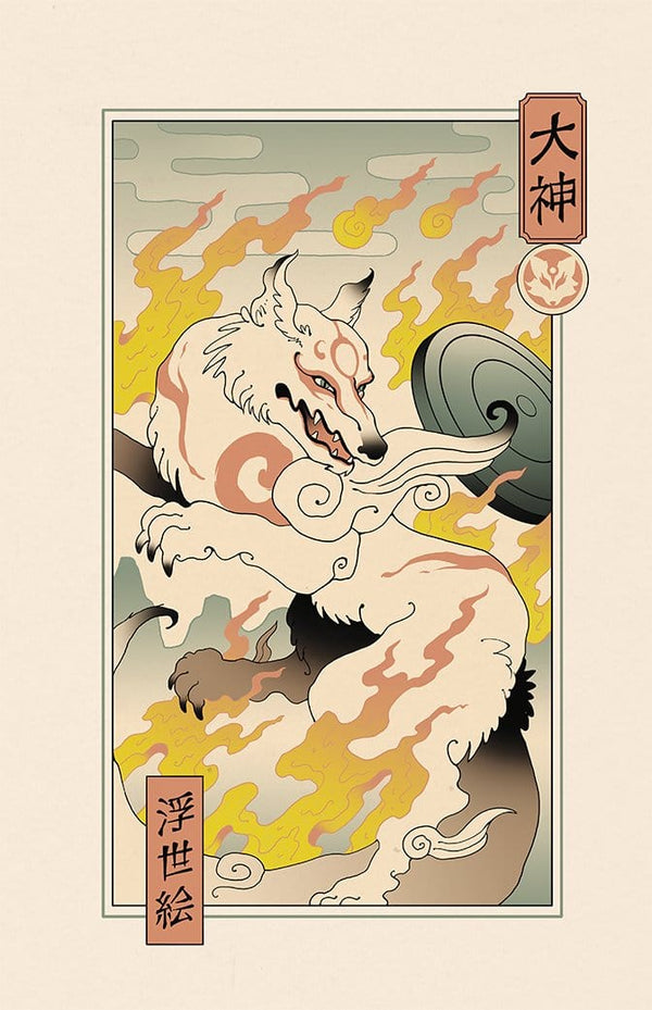 Okami Ukiyo-e Posters by Vincent Trinidad - Pixel Empire