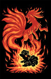 The Flame Tailed Fox Within Posters by Techranova - Pixel Empire
