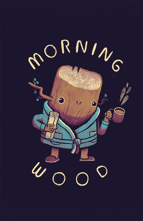 Morning Wood Posters by Louis Roskosch - Pixel Empire