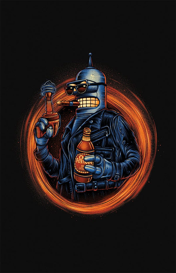 Benderminator Posters by Glitchy Gorilla - Pixel Empire