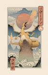 Fire Dragon Ukiyo-e Posters by Vincent Trinidad - Pixel Empire