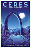 Space Tourism Ceres Posters by B Cubed Designs - Pixel Empire