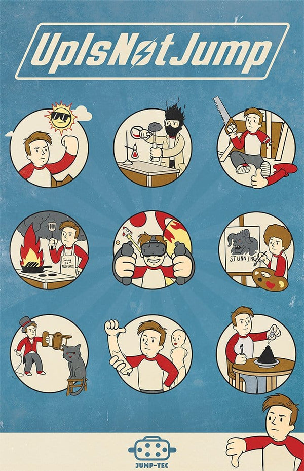 Jump-tec Guide Posters by UpIsNotJump - Pixel Empire