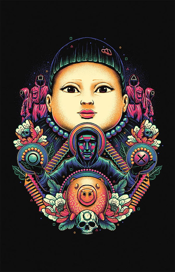 A Game Of Survival Posters by Glitchy Gorilla - Pixel Empire