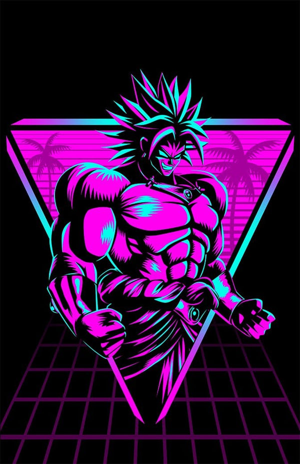 Retro Beast Canvas by Alberto Cubatas - Pixel Empire