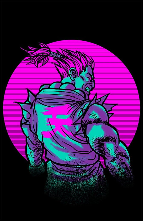 Retro Fighter Canvas by Alberto Cubatas - Pixel Empire