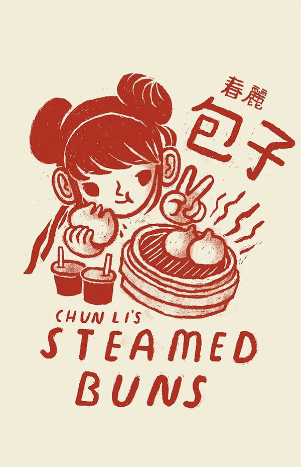 Chun Li's Steamed Buns Posters by Louis Roskosch - Pixel Empire