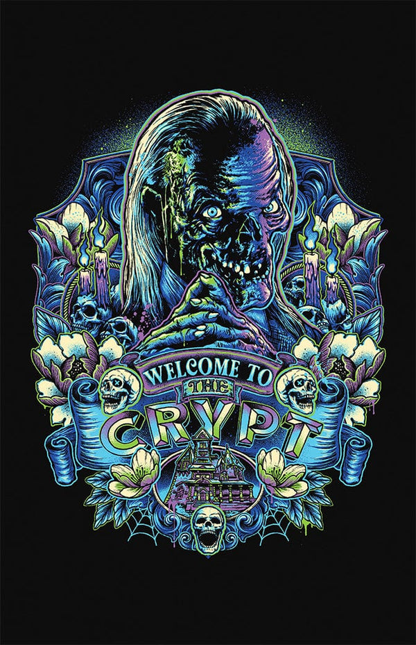 Welcome To The Crypt Posters by Glitchy Gorilla - Pixel Empire