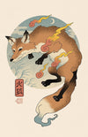 Fire Fox Ukiyo-e Posters by Vincent Trinidad - Pixel Empire