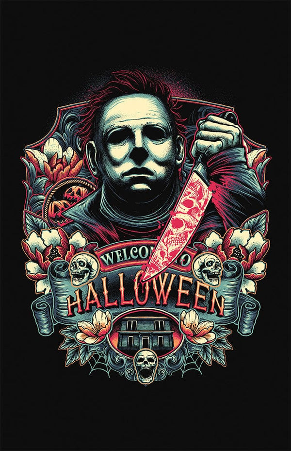 Welcome To Halloween Posters by Glitchy Gorilla - Pixel Empire