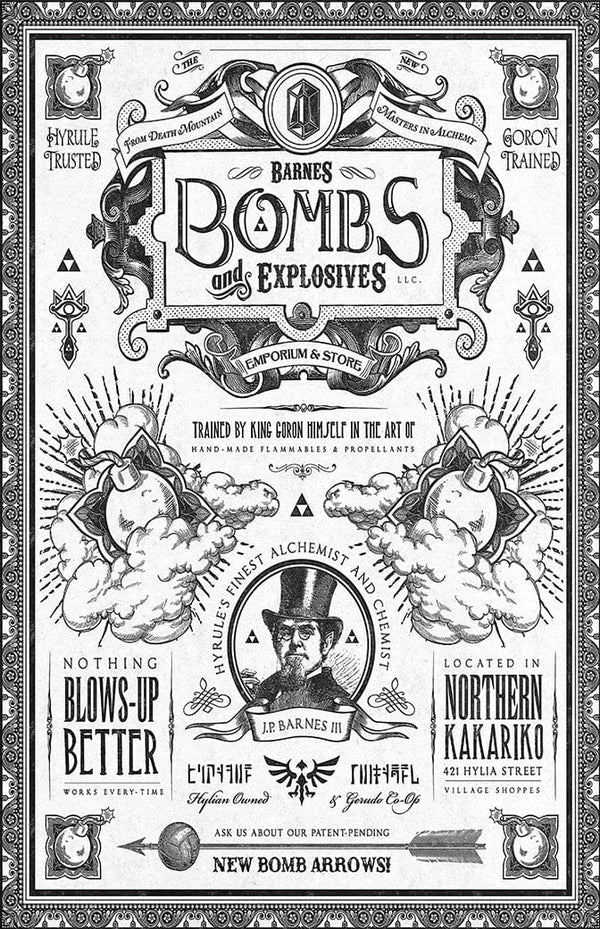 Barnes Bombs Posters by Barrett Biggers - Pixel Empire