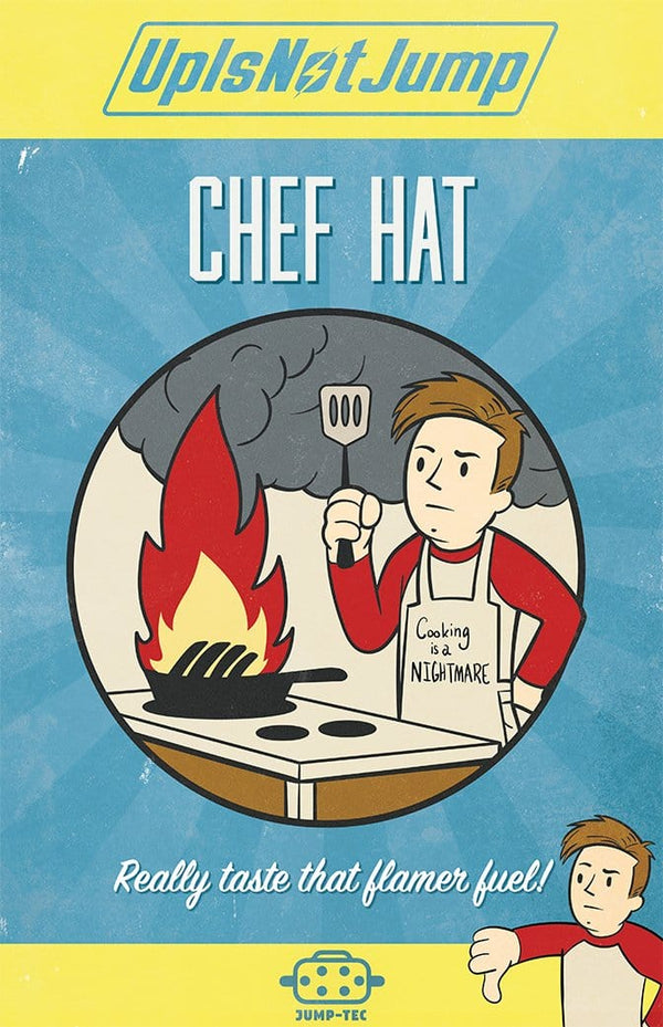 Chef Hat Posters by UpIsNotJump - Pixel Empire